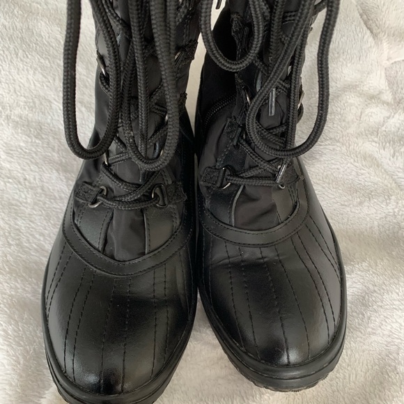 Atelier Noir div. Of Rudsak black lace up boots size 8 - Picture 3 of 15